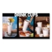 Foam Drink Cups, 24 oz, White, 300/Carton