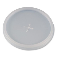Plastic Lids for Foam Cups and Bowls, Slotted, Fits 8 oz to