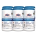 Bleach Germicidal Wipes, 1-Ply, 6.75 x 9, Unscented, White,