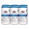 Bleach Germicidal Wipes, 1-Ply, 6 x 5, Unscented, White, 150
