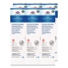 Bleach Germicidal Wipes, Individual Wipes, 1-Ply, 6.75 x 9,