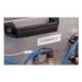 Rhino Permanent Vinyl Industrial Label Tape, 0.5" X 18 Ft, W