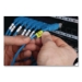 Rhino Flexible Nylon Industrial Label Tape, 0.5" X 11.5 Ft,