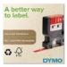 Rhino Permanent Vinyl Industrial Label Tape, 0.5" X 18 Ft, R