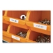 Rhino Permanent Vinyl Industrial Label Tape, 1" X 18 Ft, Whi