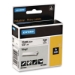 Rhino Permanent Vinyl Industrial Label Tape, 0.5" X 18 Ft, B