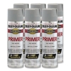 Professional Spray Paint, Flat Gray, 15 oz Aerosol Can, 6/Ca