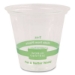 PLA Clear Portion Cups, 3 oz, Plastic, Clear, 2,500/Carton
