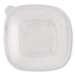 PLA Lids for Fiber Bowls, 8.8 x 8.8 x 1.4, Clear, 200/Carton