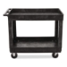 Heavy-Duty Flat-Handle Maintenance/Utility Cart, Plastic, 2