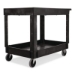 Heavy-Duty Flat-Handle Maintenance/Utility Cart, Plastic, 2