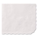 Scalloped Edge Traymat, Anniversary Embossed Surface, 19" x