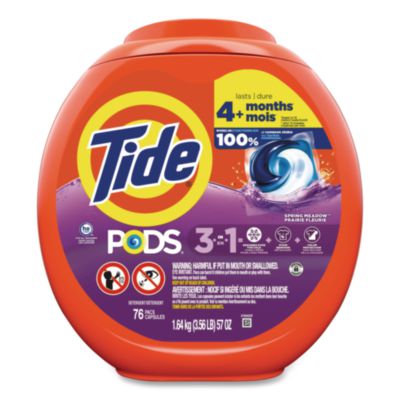 PODS Laundry Detergent, HE Compatible, Spring Meadow, 57 oz