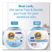 PODS Laundry Detergent, HE Compatible, Free and Gentle, 56 o
