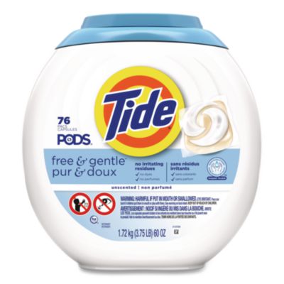 PODS Laundry Detergent, HE Compatible, Free and Gentle, 56 o