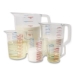 Bouncer Measuring Cup, 2 qt, Plastic, Clear