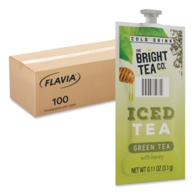 The Bright Tea Co. Iced Green Tea with Honey Freshpack, 100/