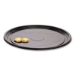 Caterline Casuals Thermoformed Platters, 18" Diameter, Black