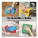 Microfiber Cleaning Cloths, 16 x 16, Red, 24/Pack