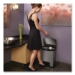 Slim Jim Stainless Steel Step-On Container, Front Step Style