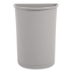 Untouchable Half-Round Plastic Receptacle, 21 gal, Plastic,
