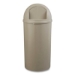 Marshal Classic Container, 25 gal, Plastic, Beige