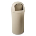 Marshal Classic Container, 25 gal, Plastic, Beige