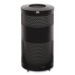 Classics Perforated Open Top Receptacle, 25 gal, Steel, Blac