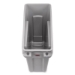 Slim Jim Under-Counter Container, 13 Gal, Polyethylene, Gray