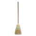 Corn-Fill Broom, Corn Fiber Bristles, 38" Overall Length, Bl