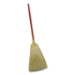Corn-Fill Broom, Corn Fiber Bristles, 38" Overall Length, Bl