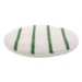 Low Profile Scrub-Strip Carpet Bonnet, 19" Diameter, White/g