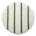 Low Profile Scrub-Strip Carpet Bonnet, 19" Diameter, White/g