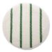 Low Profile Scrub-Strip Carpet Bonnet, 19" Diameter, White/g