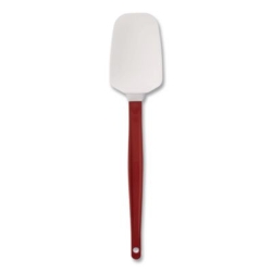 High Heat Scraper Spoon, Plastic, 13.5", Red/White