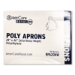 Heavyweight Poly Aprons, 28 x 46, 1.77 mil, One Size Fits Mo