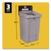 Slim Jim Recycling Station 1-Stream, Landfill Recycling Stat