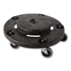 Brute Round Twist On/Off Dolly, 250 lb Capacity, 18" dia x 6