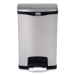 Slim Jim Stainless Steel Step-On Container, Front Step Style