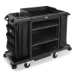 Full Size Housekeeping Cart with Accessory Bundle, Resin, 3