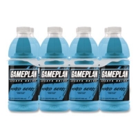 Gameplan Sports Drink, Mixed Berry, 20 oz Bottle, 24/Carton