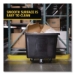 Cube Truck, 119.7 gal, 500 lb Capacity, Plastic/Metal, Black