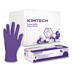 PURPLE NITRILE Exam Gloves, Powder-Free, Large, 6 mil Thick,