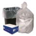Can Liners, 33 gal, 11 mic, 33" x 40", Natural, 25 Bags/Roll