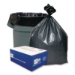 Can Liners, 60 gal, 1.55 mil, 39" x 56", Gray, 5 Bags/Roll,
