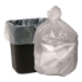 Waste Can Liners, 45 gal, 10 mic, 40" x 46", Natural, 25 Bag