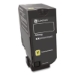 74c00yg Return Program Toner, 3,000 Page-Yield, Yellow