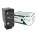 74c1sy0 Return Program Toner, 7,000 Page-Yield, Yellow