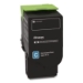 78c1uc0 Return Program Toner, 7,000 Page-Yield, Cyan