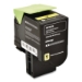 78c10y0 Return Program Toner, 1,400 Page-Yield, Yellow